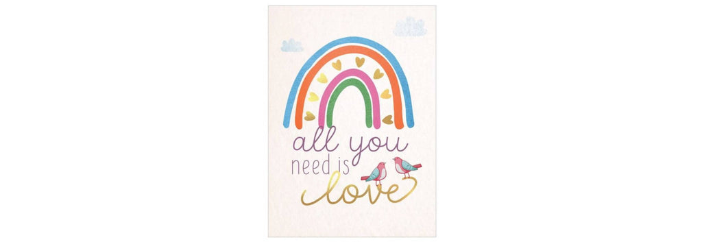 Love Rainbow Love Card