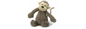 Bashful Brown Monkey Small Plush - Jellycat