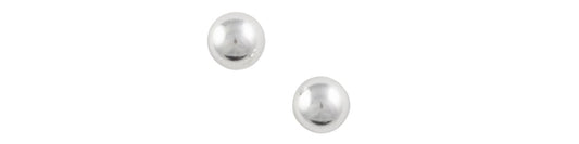 Earrings Plain Ball Small Post 3mm - Tomas