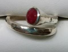 Ring Ruby Wrap Adjustable