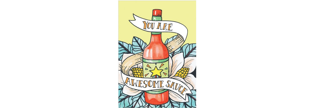 Awesome Sauce Birthday Card
