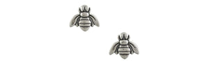Earrings Silver Bee Post - Tomas