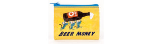 Coin Purse Beer Money - Blue Q