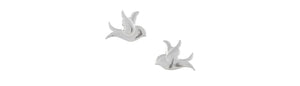 Earrings Silver Bird Studs by Tomas
