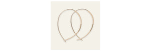 Norah Earrings Blush/Gold