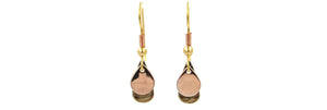 Earrings Small Copper and Bronze Tears - Silver Forest