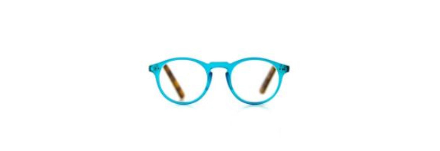 Eyeglass Reader Brooklyn Aqua - DM Merchandising