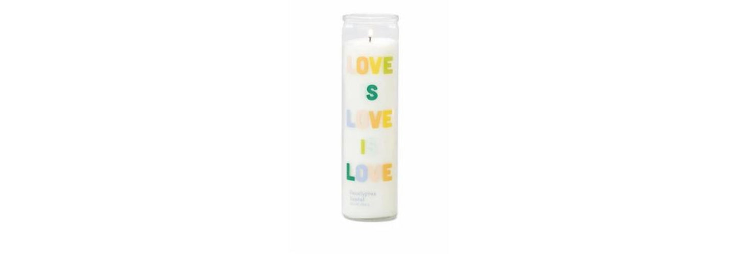 Love Is Love, Eucalyptus Santal 10.6oz Candle | Paddywax