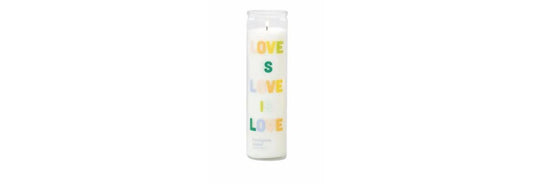 Love Is Love, Eucalyptus Santal 10.6oz Candle by Paddywax