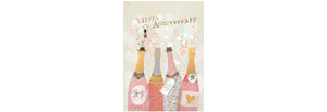 Champagne Wishes Anniversary Card