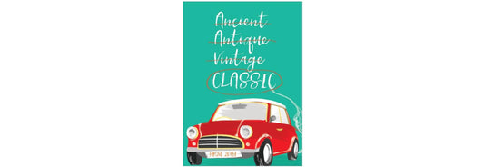 Classic Car Birthday Card