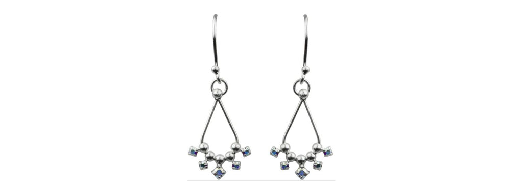Earrings Hook Chandelier Aurora Crystal by Tomas