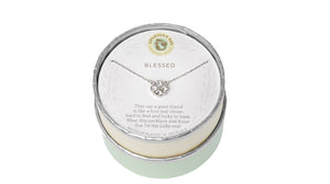 Necklace Blessed Crystal Clover - Spartina 449