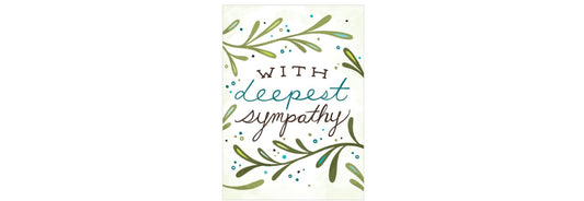 Deepest Sympathy, Sympathy Card - Tree Free