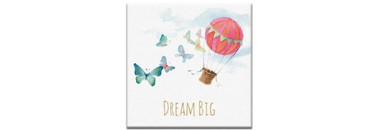 Dream Big Mini Canvas Birthday Greeting Card