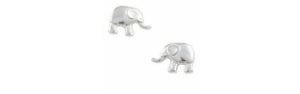 Earrings Sterling Silver Elephant Studs - Tomas