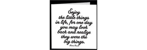 Quotable Cards, Greeting Card Enjoy The Little Things