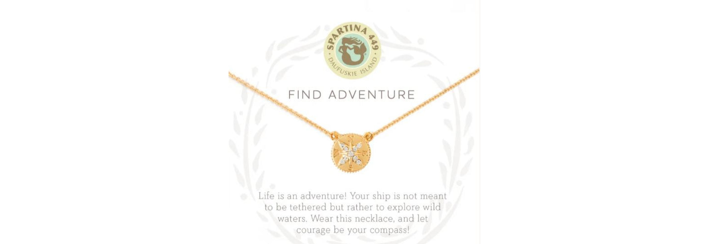 Necklace Find Adventure Gold - Spartina 449