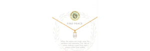 Necklace Find Peace Pearl Gold - Spartina