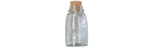 Clear Glass Bottle with Cork Top - Creative Co-op