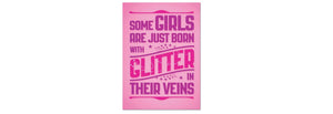 Glitter Girls Birthday Card