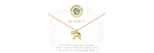 Sea La Vie Go For It /Elephant Necklace  - Spartina 449