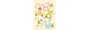 Ha-Bee Baby Shower Card