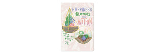Happiness Blooms from Within Greeting Card