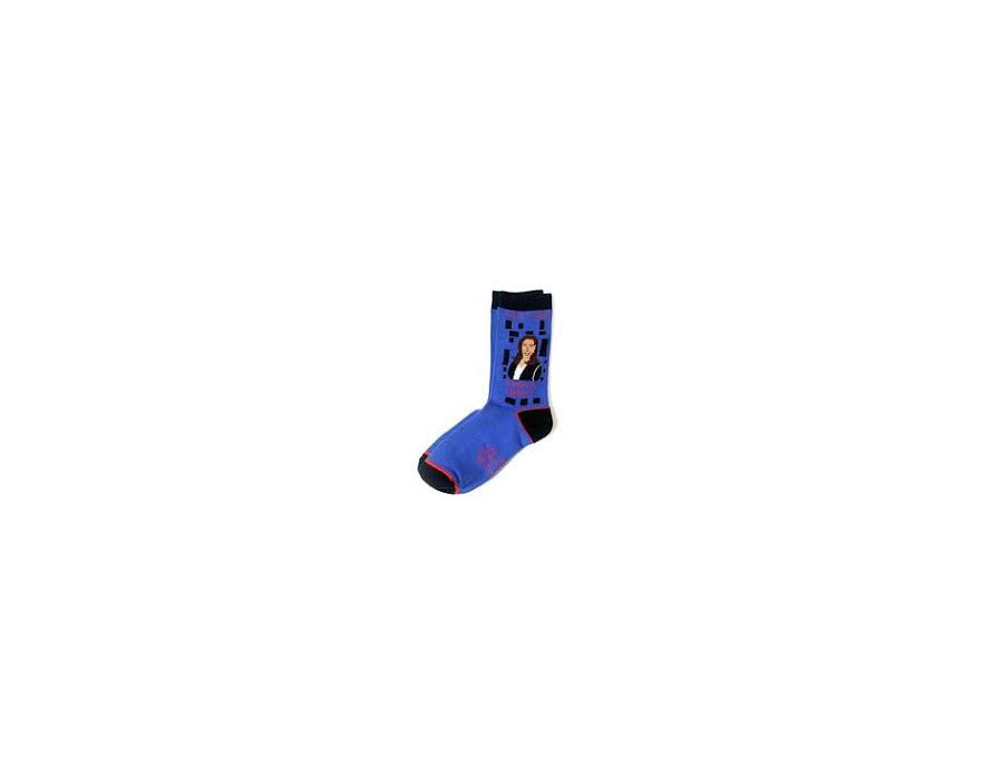 Socks Kamala Harris Blue by Maggie Stern Stitches - SALE PRICE !!