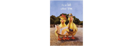 Lost Without You Anniversary Card