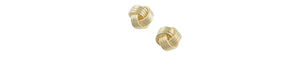 Earrings Love Me Knot Studs Gold - Tomas
