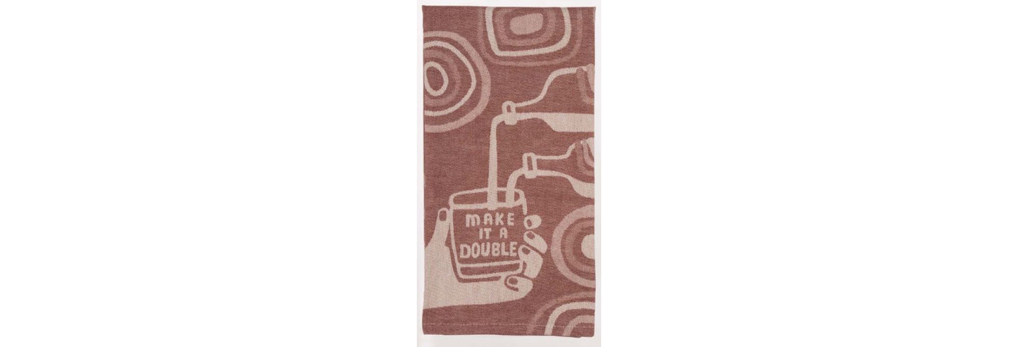 Dish Towel: Make It A Double | Blue Q