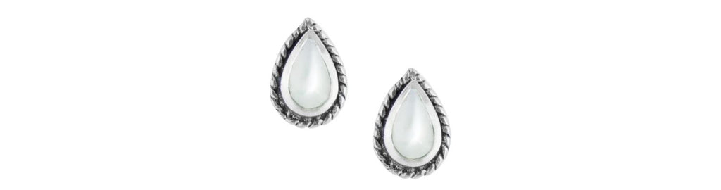 Earrings Mother of Pearl Teardrop by Tomas