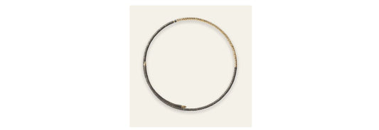 Norah Bangle Bracelet Graphite/Gold
