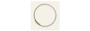 Norah Bangle Bracelet Olive/Gold