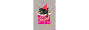 Party Kitty Birthday Card