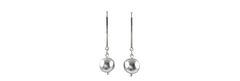 Earrings Pearl Bead Dangle - John Michael Richardson