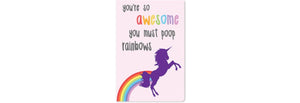 Poop Rainbows All Occasion/ Friendship Greeting Card