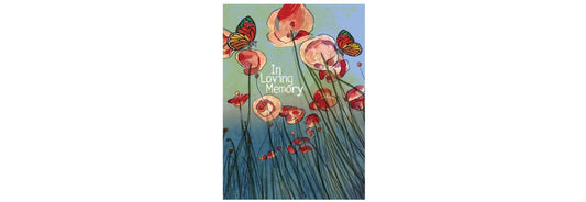 Poppies Remembrance Sympathy Card
