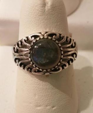 Ring Labadorite Sterling Silver sz 7