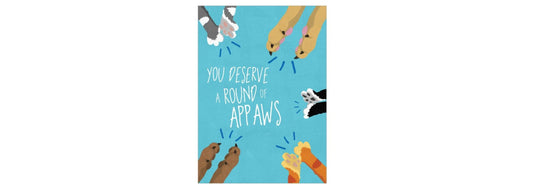 Round of Appaws Congrats Greeting Card