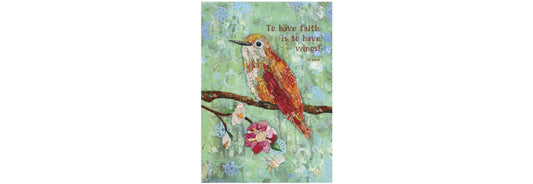 Rufous Hummingbird Get Well Greeting Card