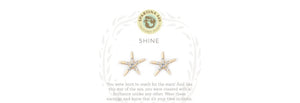 Sea La Vie Shine Stud Earrings Gold - Spartina 449