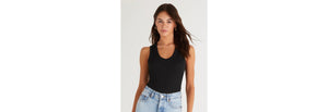 Sirena Rib Tank Top in Black by Z Supply