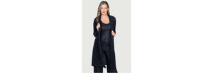 Sparkle Duster Jacket in Black by Last Tango