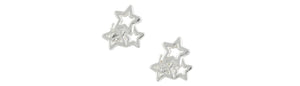 Earrings Triple Star Studs by Tomas