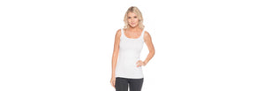 Seamless Bra-Friendly Tank Top in Ivory by Last Tango