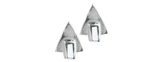Earrings Deco Triangle Post by Tomas