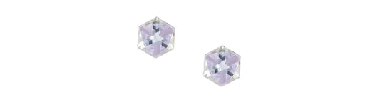 Earrings Crystal Vitrial Light 4mm Cube Post by Tomas