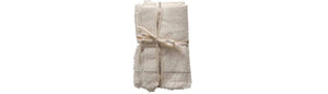 Cotton White Napkins by Creative Co-op